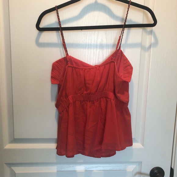 Coral 100% Silk Tank - Picture 3 of 4